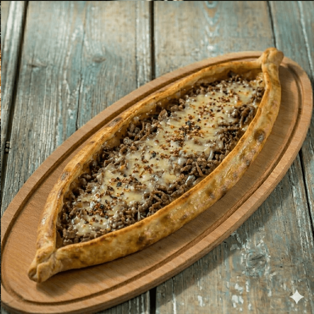 Kaşarlı Kavurmalı Pide
