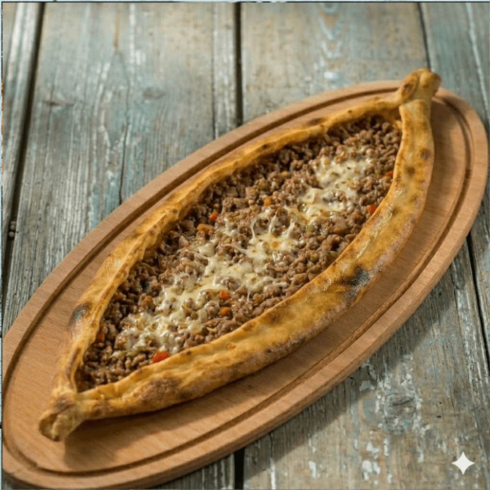 Kaşarlı Kıymalı Pide